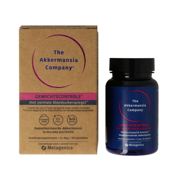 Metagenics Akkermansia gewichtscontrole V2 NFD (30 Tabletten)