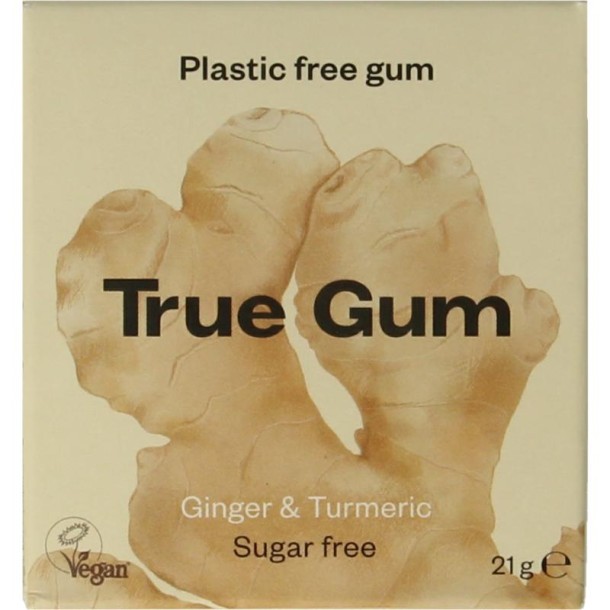 True Gum Ginger & turmeric (21 Gram)