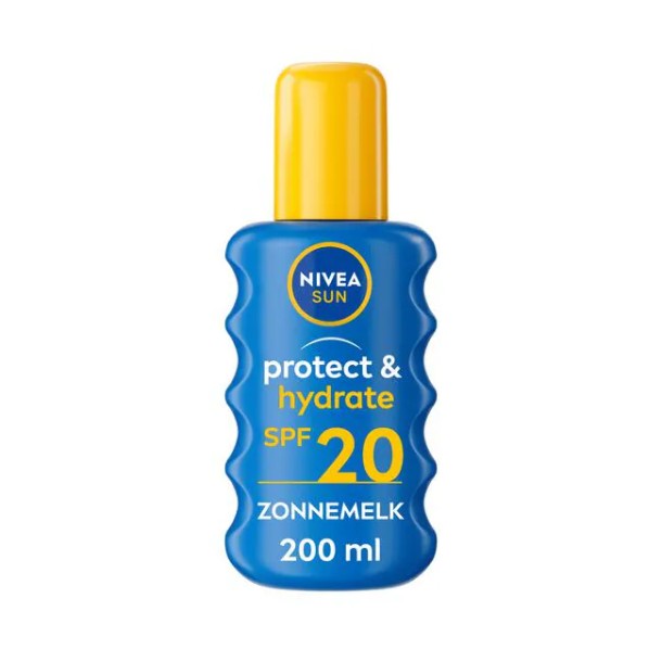 NIVEA SUN Zonnebrand Protect & Hydrate Zonnespray SPF 20 200 ML