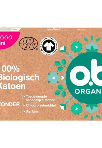 OB Organic Mini Tampons 16 stuks