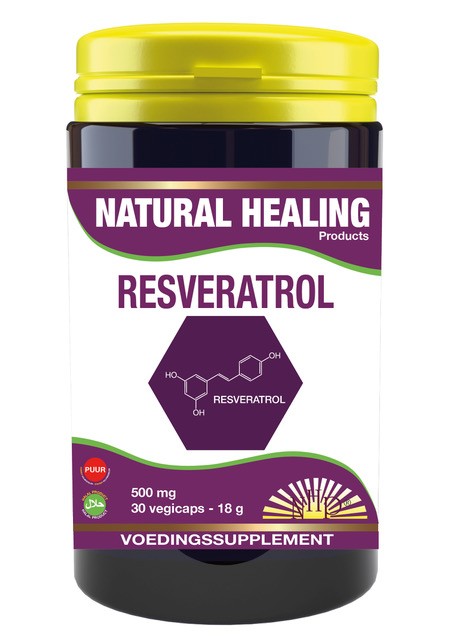 NHP Resveratrol 500mg puur (30 Vegetarische capsules)