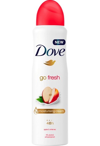 Dove Go Fresh Apple & White Tea Anti-Transpirant Spray 150 ml