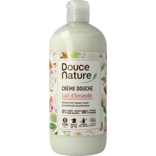 Douce Nature Douchecreme amandelmelk (500 Milliliter)