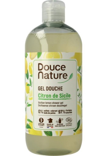 Douce Nature Douchegel Siciliaanse citroen (500 Milliliter)
