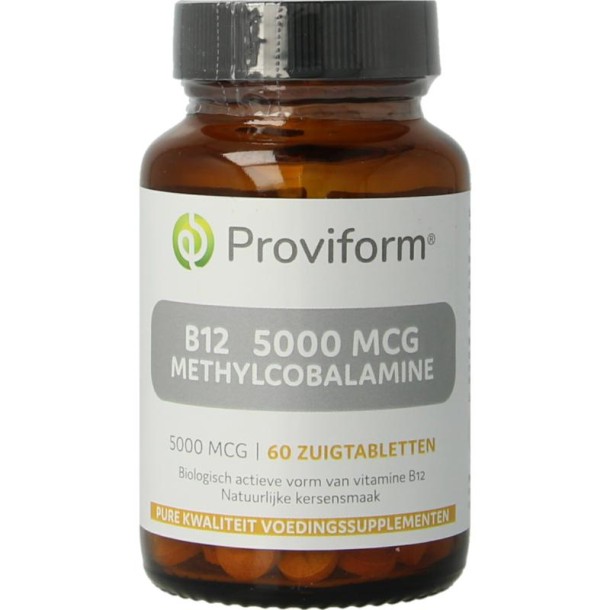 Proviform Vitamine B12 - 5000mcg methylcobalamine (60 Zuigtabletten)