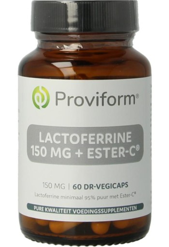 Proviform Lactoferrine puur 150mg + ester C (60 Vegetarische capsules)
