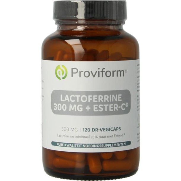 Proviform Lactoferrine puur 300mg + pureway-C (120 Vegetarische capsules)