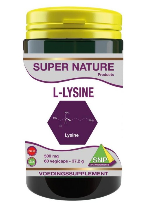 SNP L-lysine 500 mg puur (60 Capsules)