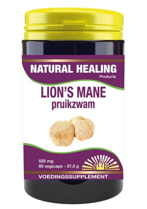 NHP Lions mane (pruikzwam) (60 Vegetarische capsules)