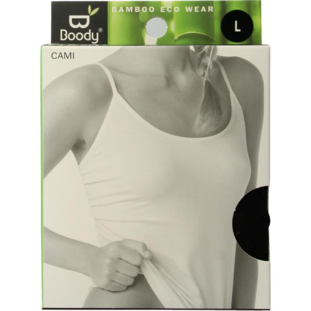 Boody Cami top zwart L (1 Stuks)