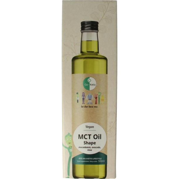 Go-Keto MCT olie shape avocado (500 Milliliter)