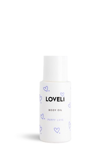 Loveli body oil Poppy Love travel size