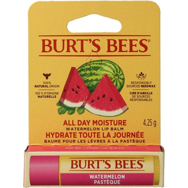 Burts Bees Lipbalm watermelon blister (4,3 Gram)