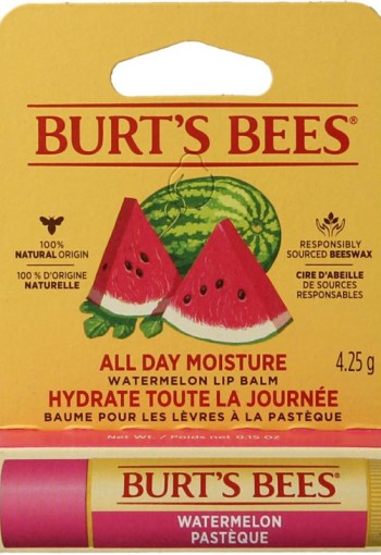 Burts Bees Lipbalm watermelon blister (4,3 Gram)