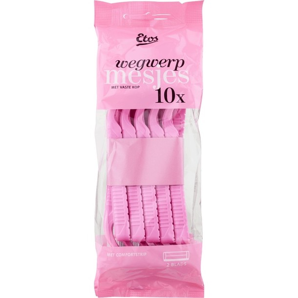 Etos Wegwerpmesjes Met Vaste Kop 10 stuks 