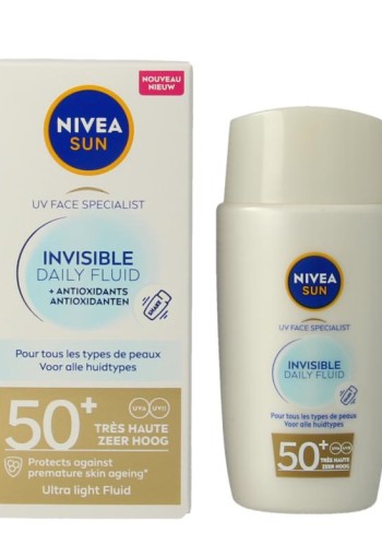 Nivea Sun face daily fluid SPF50+ (40 Milliliter)