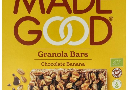 Madegood Granola bar chocolate banana 24 gram bio (6 Stuks)