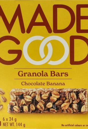 Madegood Granola bar chocolate banana 24 gram bio (6 Stuks)
