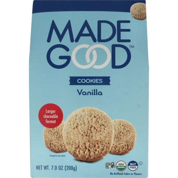 Made Good Crunchy cookies vanilla bio (200 Gram)