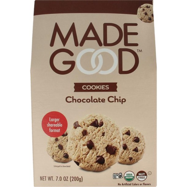 Made Good Crunchy cookies chocolate chip bio (200 Gram)