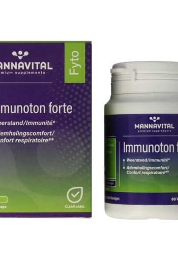 Mannavital Immunoton forte (60 Vegetarische capsules)