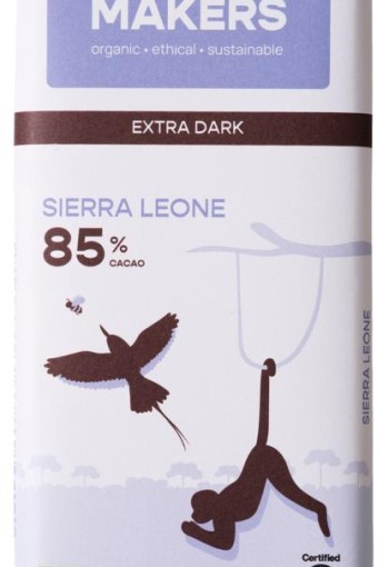 Chocolatemakers Little bee eater 85% puur bio (80 Gram)