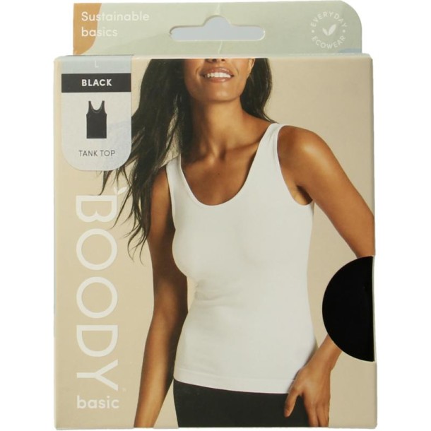 Boody Tank top zwart L (1 Stuks)