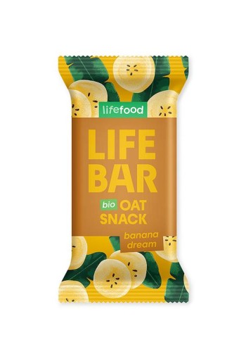 Lifefood Lifebar oatsnack banana dream bio (40 Gram)