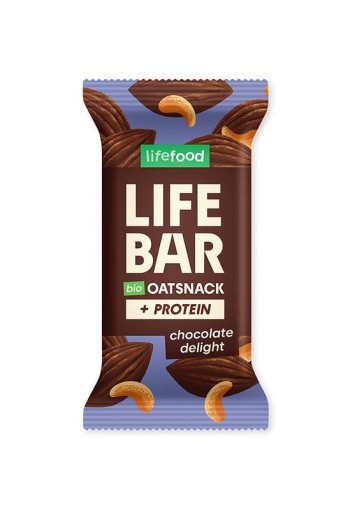 Lifefood Lifebar oatsnack proteine chocolate delight bio (40 Gram)