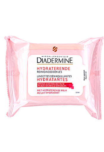 Diadermine Hydraterende Reinigingsdoekjes 25 stuks