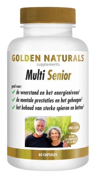 Golden Naturals Multi senior (60 Capsules)