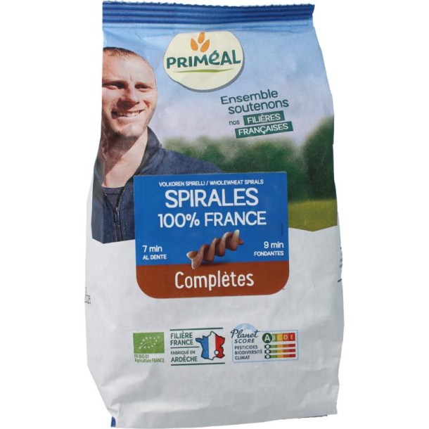 Primeal Fusilli volkoren bio (500 Gram)