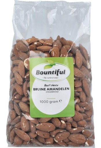 Bountiful Bruine amandelen (1000 Gram)