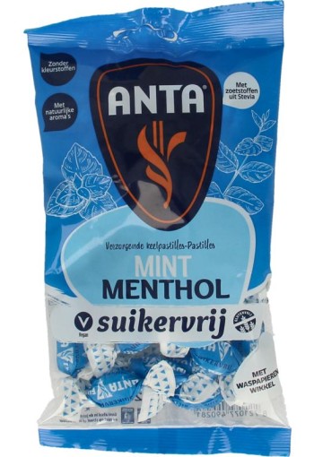 Anta Mint suiker vrij met stevia (120 Gram)