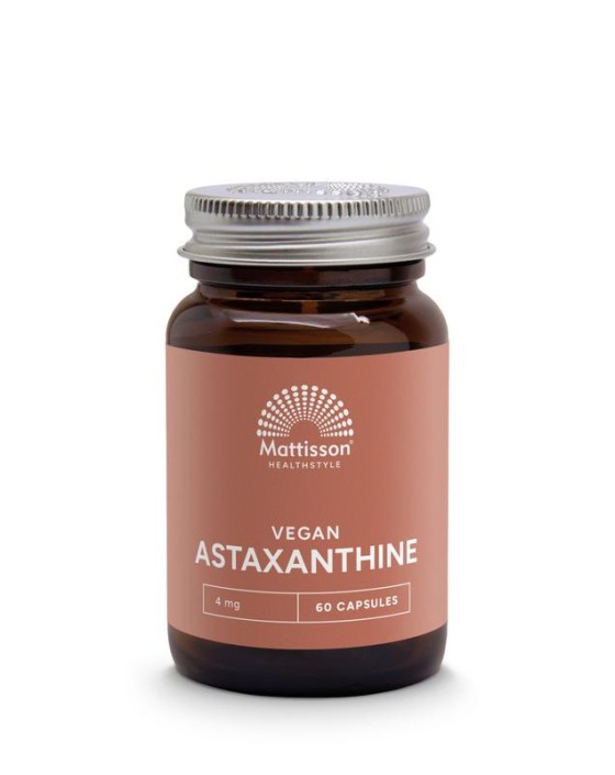 Mattisson Vegan astaxanthine 4mg (60 Vegetarische capsules)