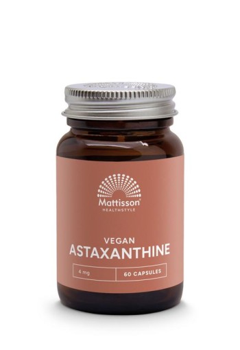 Mattisson Vegan astaxanthine 4mg (60 Vegetarische capsules)