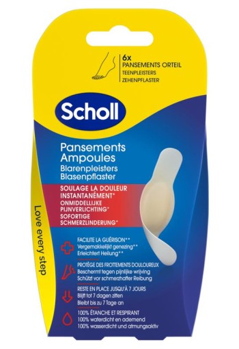 Scholl Blarenpleister tenen (6 Stuks)
