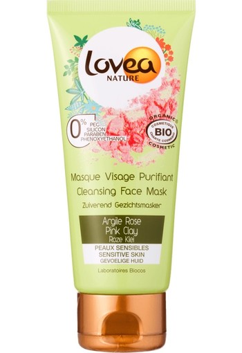 Lovea Cleansing Face Mask Pink Clay 75 ml