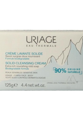 Uriage Thermaal water creme lavante solide (125 Gram)