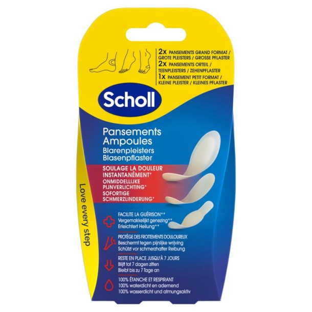 Scholl Blarenpleisters mix (5 Stuks)