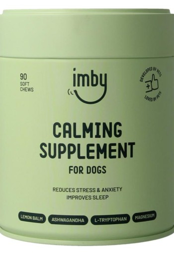 Imby Pet Food Anti stress supplement hond (90 Kauwtabletten)
