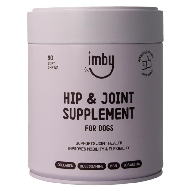 Imby Pet Food Gewrichten & mobiliteit supplementen hond (90 Kauwtabletten)