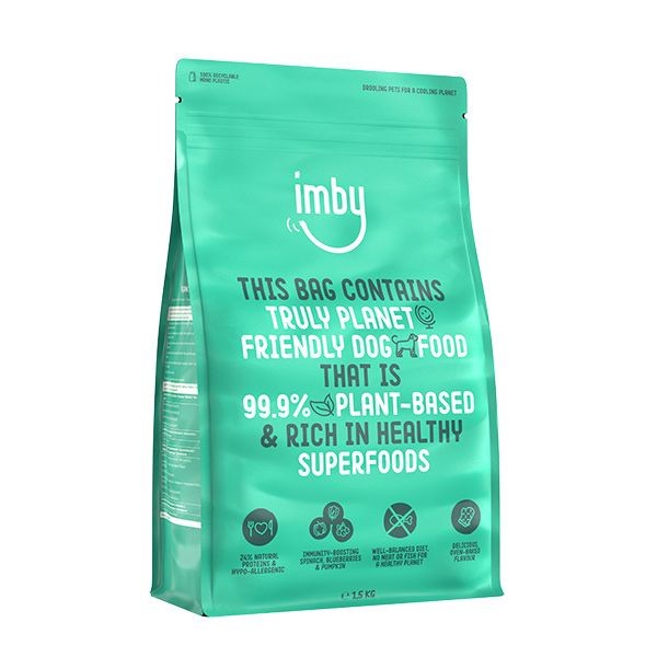 Imby Pet Food Hondenbrokken adult vegan (1500 gr)