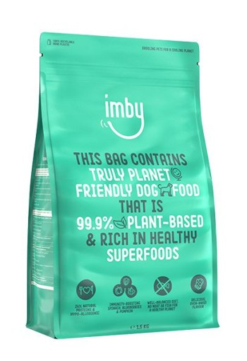 Imby Pet Food Hondenbrokken adult vegan (1500 gr)