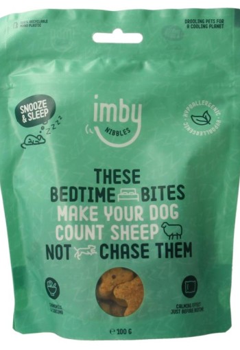 Imby Pet Food Hondensnack biscuit plantaardig (100 Gram)