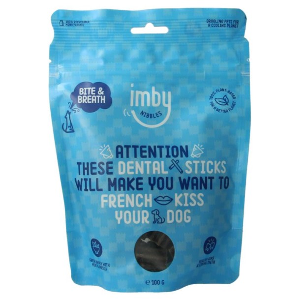 Imby Pet Food Hondensnack dental stick vegan (100 Gram)