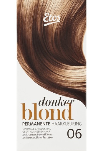 Etos Permanente Haarkleuring 06 Donker Blond 120 ml 