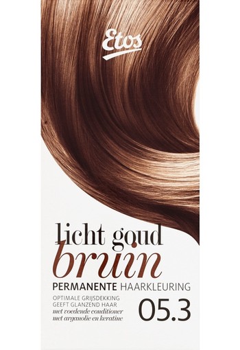 Etos Permanente Haarkleuring 05.3 Licht Goud Bruin 120 ml 