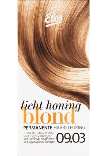 Etos Permanente Haarkleuring 09.03 Licht Honing Blond 120 ml 