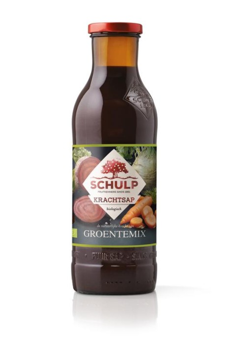Schulp Krachtsap groentemixsap puur bio (750 Milliliter)